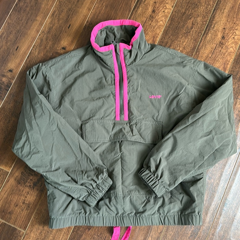 Levi’s quarter zip anorak. Women’s xs. Euc